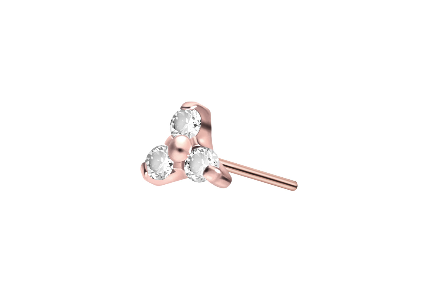 Titan Aufsatz mit Push Pin KRISTALLBLUME